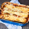 LAZANIA Z CUKINII Z POMIDOROWO-MIĘSNYM SOSEM