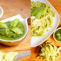Makaron z domowym, migdałowym pesto (6 składników)