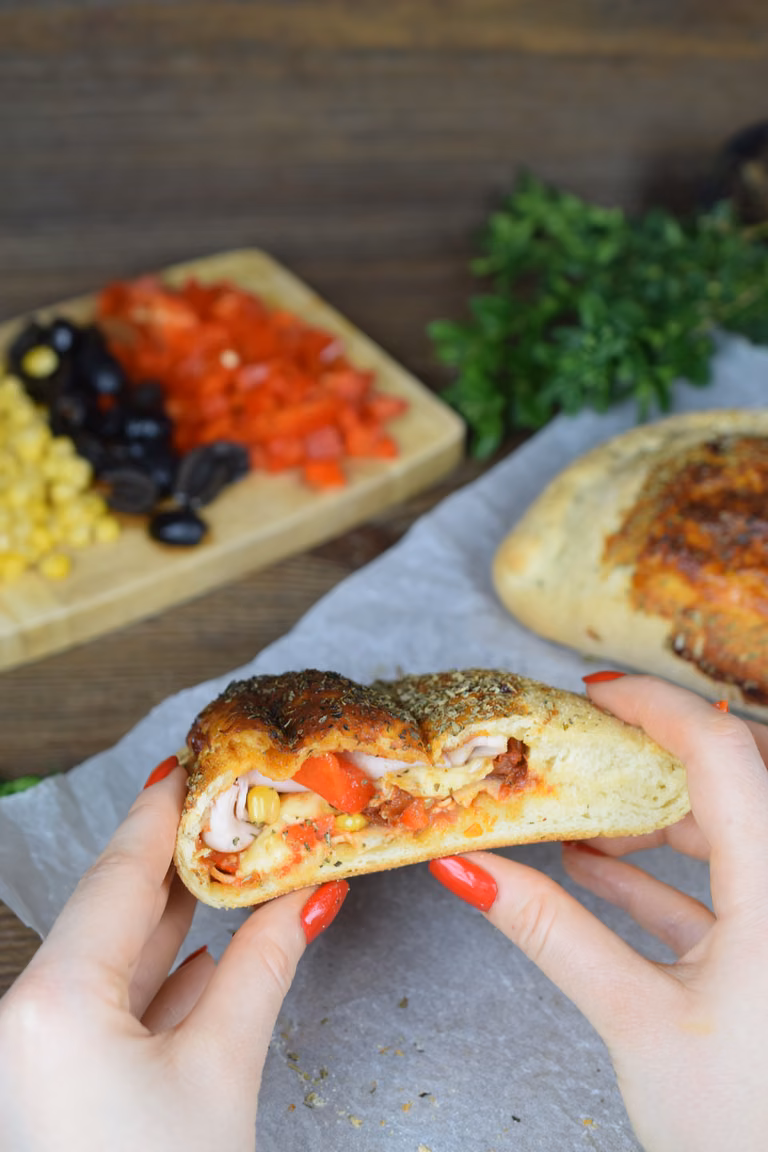 Calzone z szynką