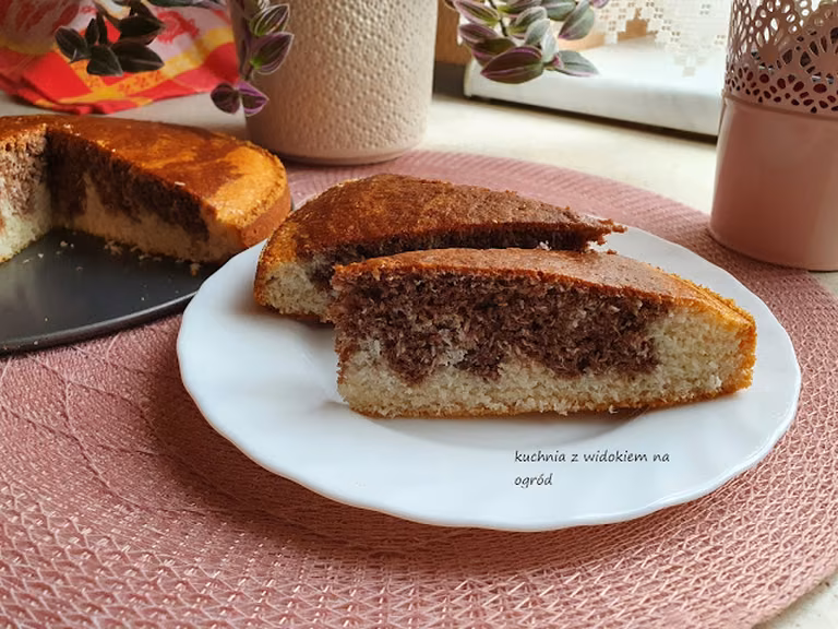 Ciasto kokosowo kakaowe bez jajek i tłuszczu
