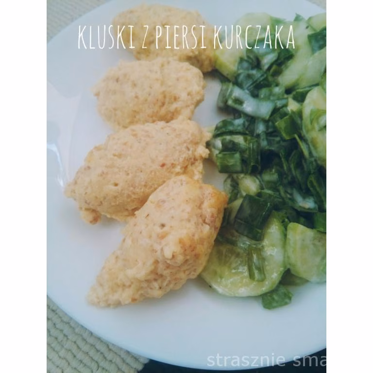 Kluski z piersi kurczaka