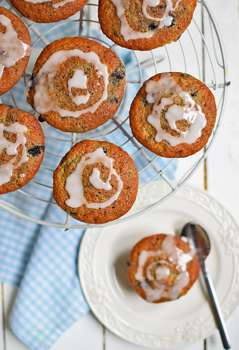 Muffiny z jagodami