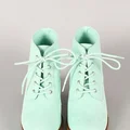 Miętowe buty