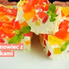 Śmietanowiec z galaretkami