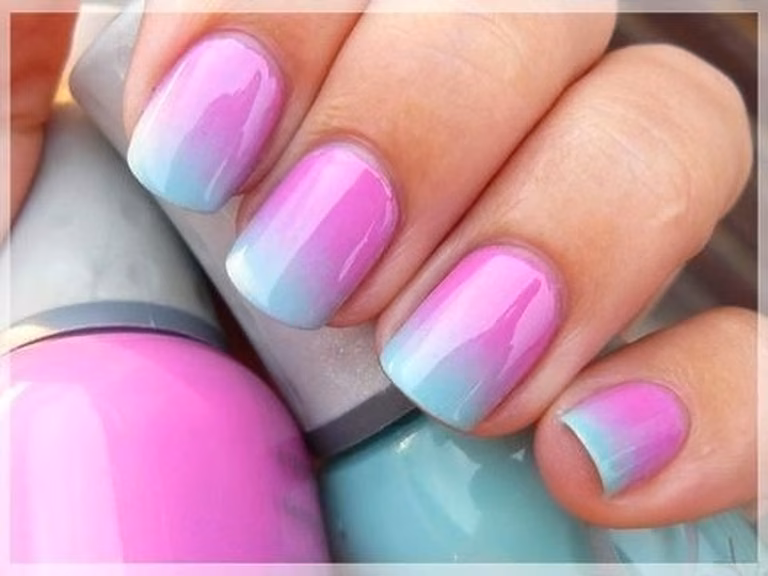 OMBRE, CZYLI PAZNOKCIE W KOLORACH TĘCZY