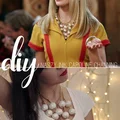 DIY naszyjnik Caroline Channing z Dwie Spłukane Dziewczyny