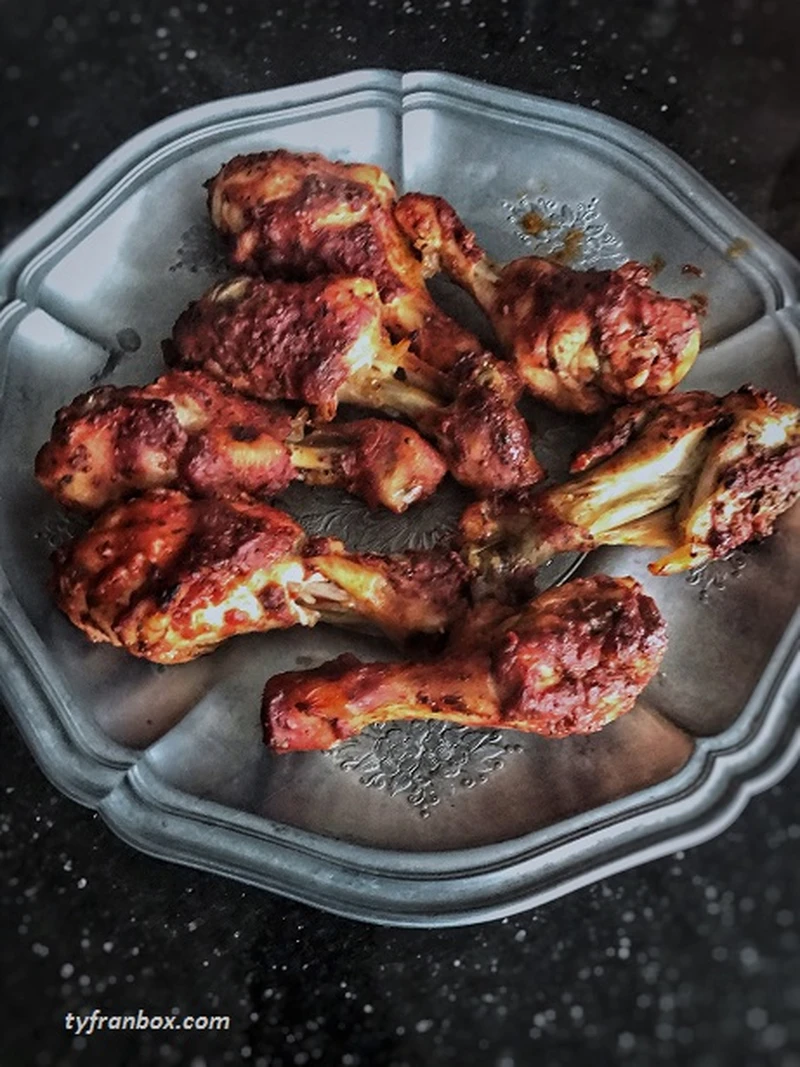 Pałki z kurczaka pieczone w ketchupie