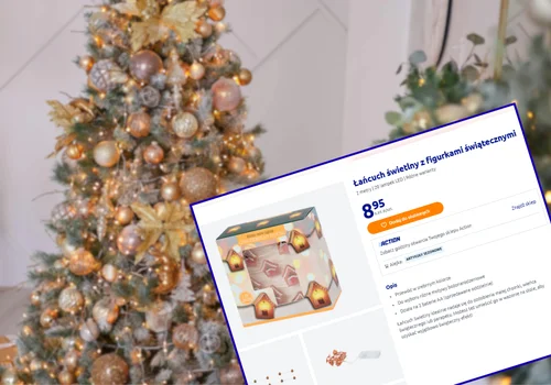 Ten łańcuch LED z Action za 8 zł zrobi boski klimat na choince, na oknie lub nad sofą! Urocze świąteczne motywy - bez wtyczek i prądu