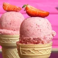 Domowe lody truskawkowe