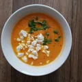 Zupa krem z marchewki z serem feta