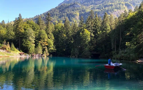 Jezioro, które powstało z łez kochanki | Blausee w Szwajcarii