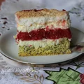 Ciasto makowo-truskawkowo-kokosowe na dzień mamy