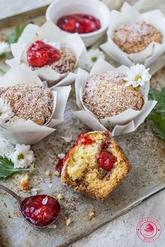 Muffinki truskawkowe duffins