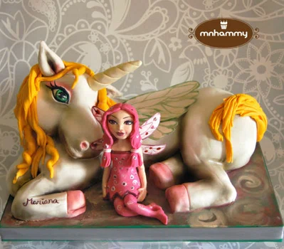 Tort z jednorożcem