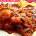 Schab w pomarańczach