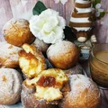 Domowe pączki na mleku i śmietanie z drożdży suszonych