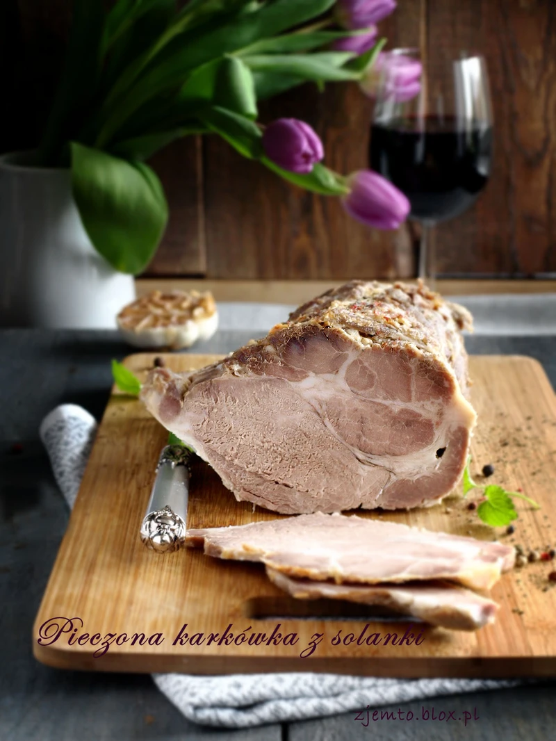 Pieczona karkówka z solanki