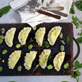 Pierogi z bobem i serem