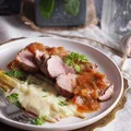 Piersi kacze w sosie rabarbarowo-pomarańczowym