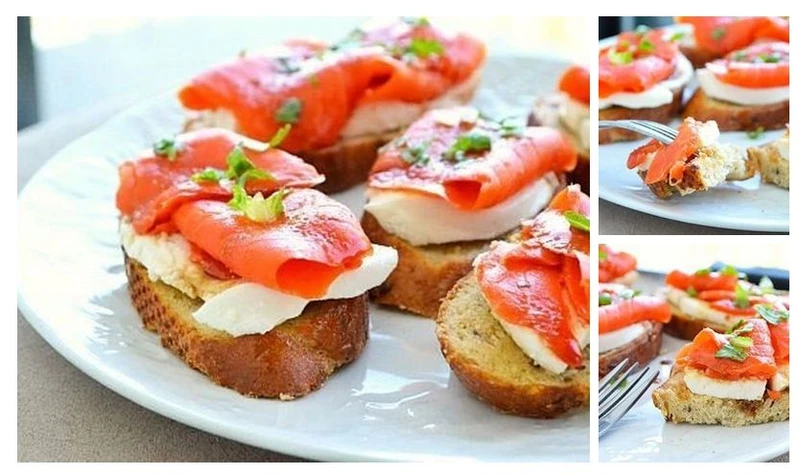 Chrupiąca kanapka z mozzarellą