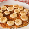 Dietetyczny omlet z otrębami,bananem i cynamonem  - 259 kcal