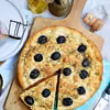 Focaccia z oliwkami
