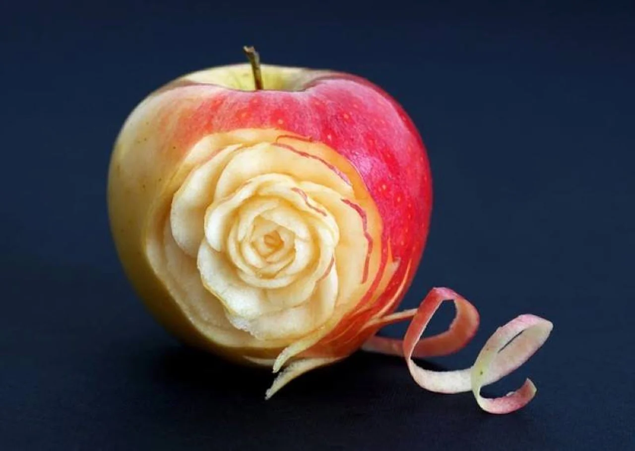 Jabłko z róża