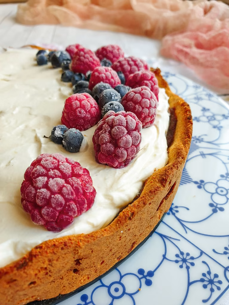 Fit tarta z karmelem, bez cukru i białej mąki