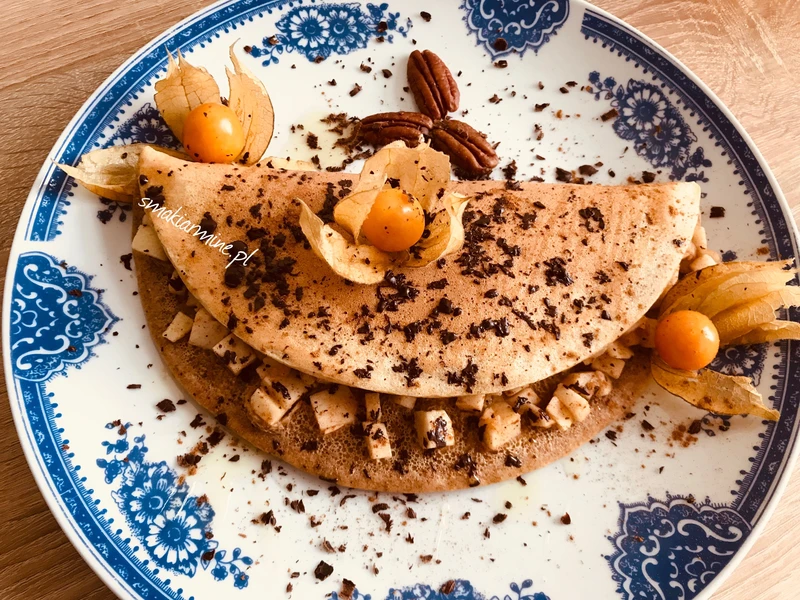 Omlet o smaku szarlotki