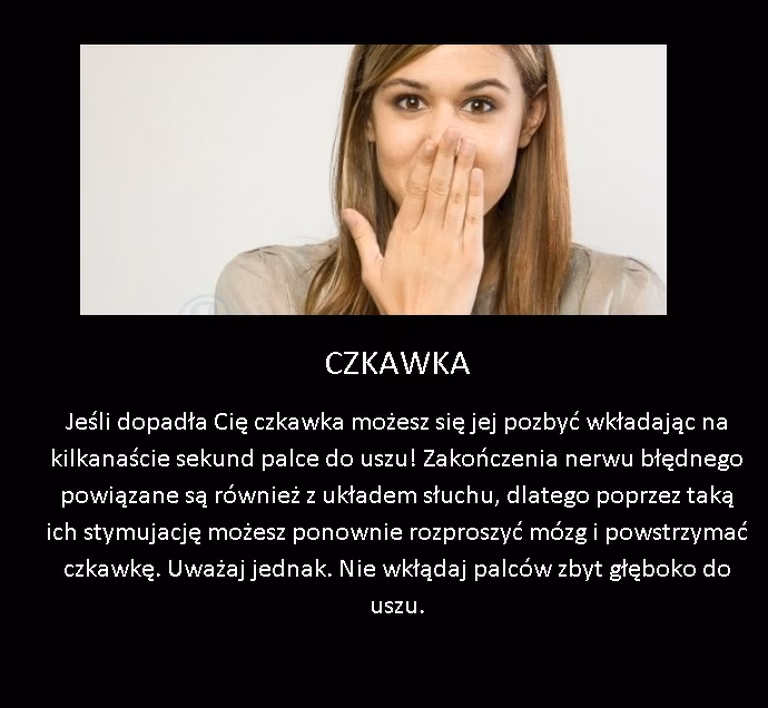 Niezwykły trik na pozbycie się czkawki!