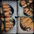 Pedicure- efekt tłuczącego się szkła
