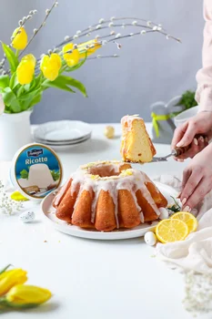 Cytrynowa babka z ricottą
