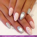 Słodkie pastelowe paznokcie