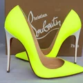 Limonkowe LOUBOUTIN