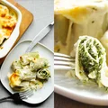 Ślimaczki lasagne ze szpinakiem i ricottą (7 składników)