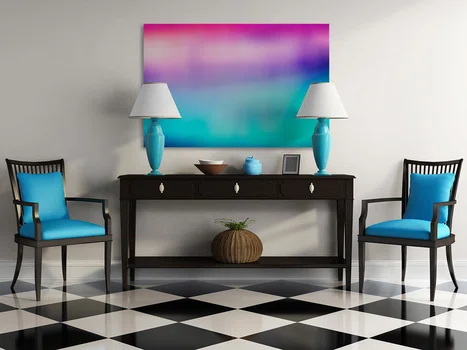 Dyfrakcja - nowoczesny obraz na płótnie