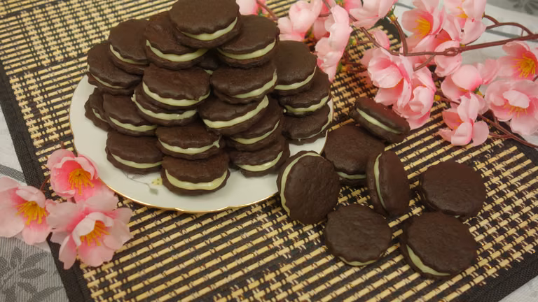 Domowe ciastka Oreo