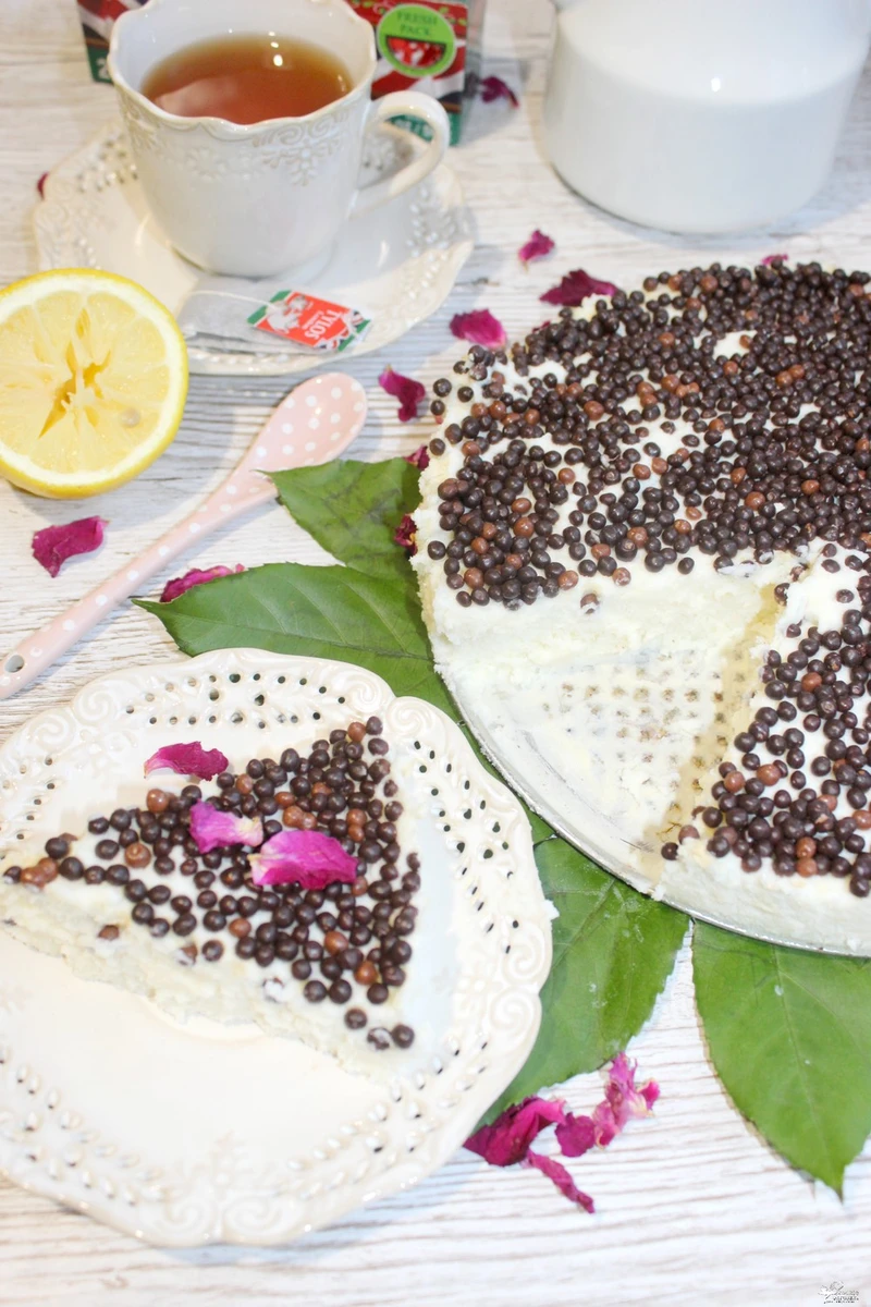 Śnieżynka z mascarpone – sernik bez pieczenia