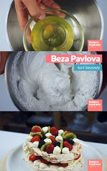 Beza Pavlova - tort bezowy