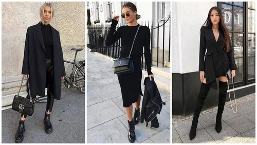 Total black look na zimę – nasze propozycje
