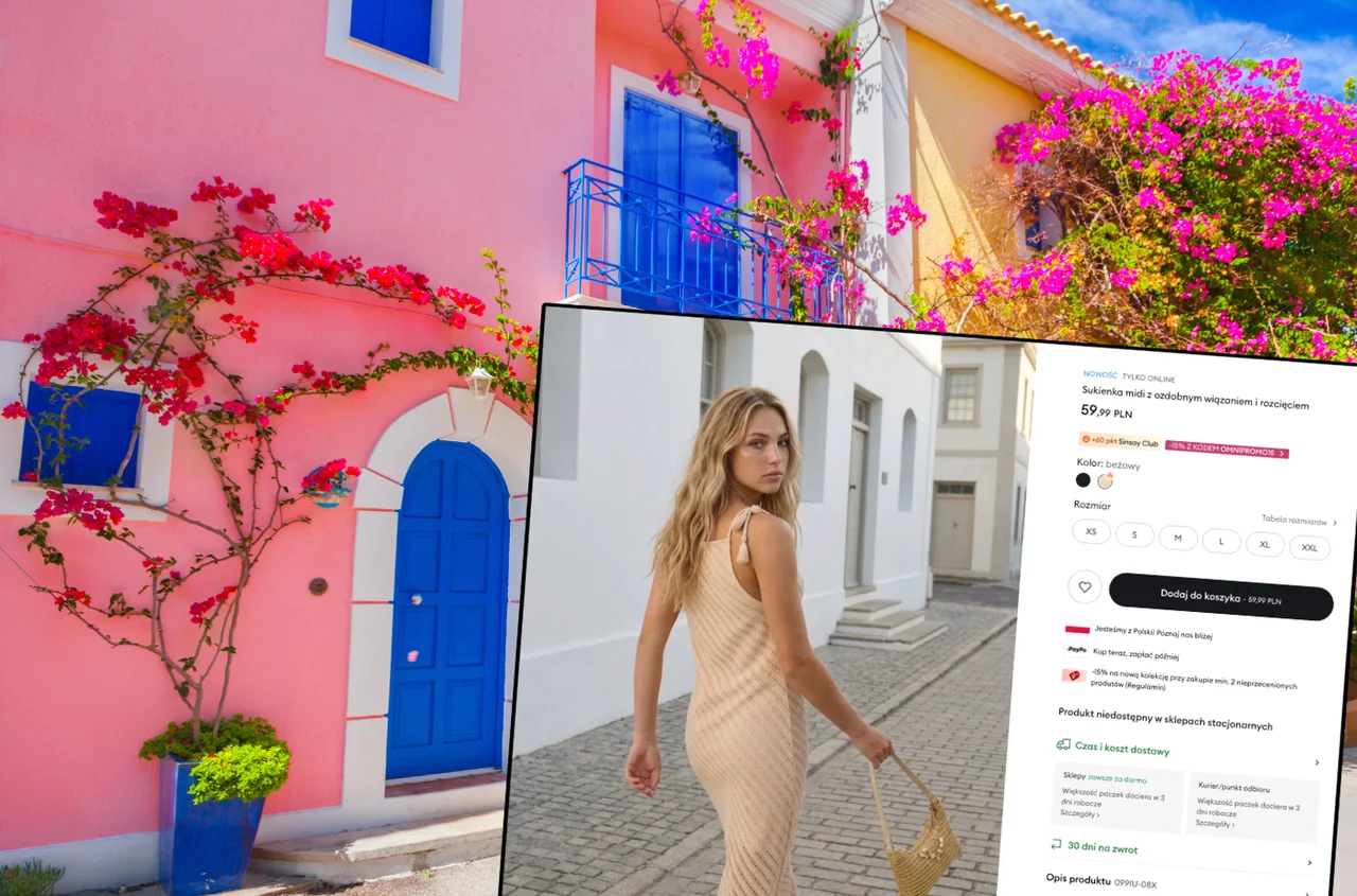 Idealna na lato i wakacje! Sukienka z Sinsay za 59 zł podbija internet