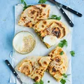 Quesadillas ze szpinakiem i serem feta