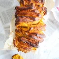 Odrywany chlebek dyniowy z kajmakiem