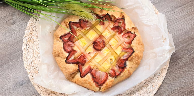 Tarta rabarbarowa