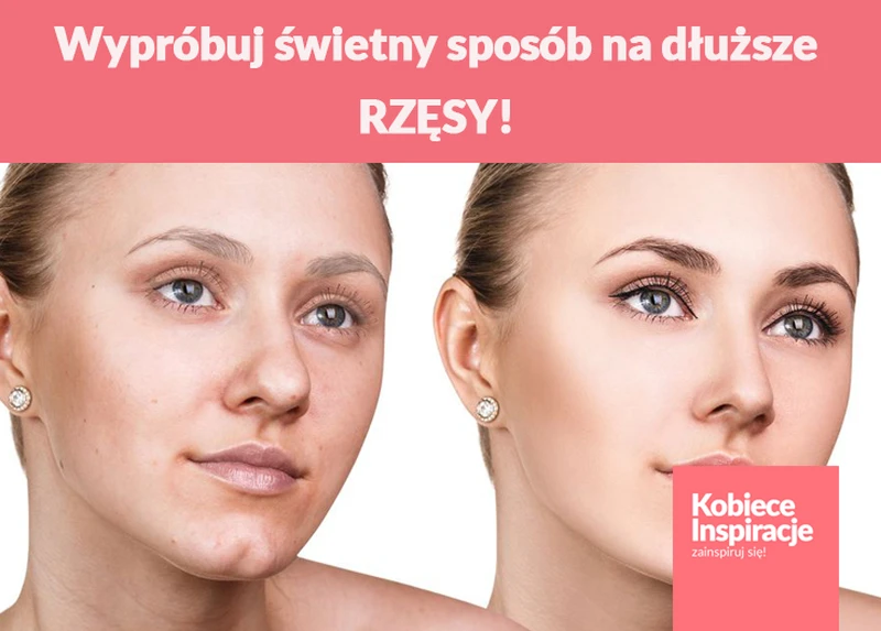 Wypróbuj świetny sposób na dłuższe RZĘSY!