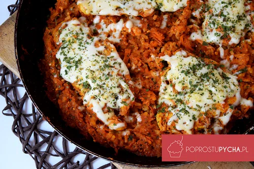 Risotto z kurczakiem pod mozzarellą