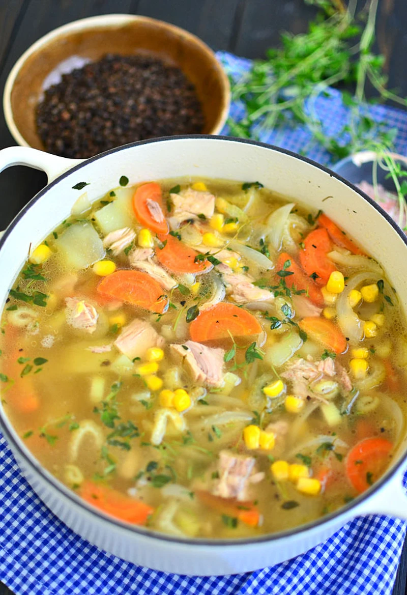 Zupa z tuńczykiem