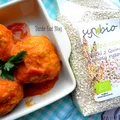 Lekkie pulpety z Quinoa od Symbio w sosie z suszonych pomidorów