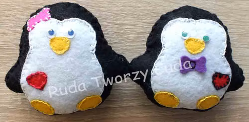 Zakochane Pingwinki na Walentynki