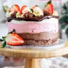 Tort czekoladowo-truskawkowy